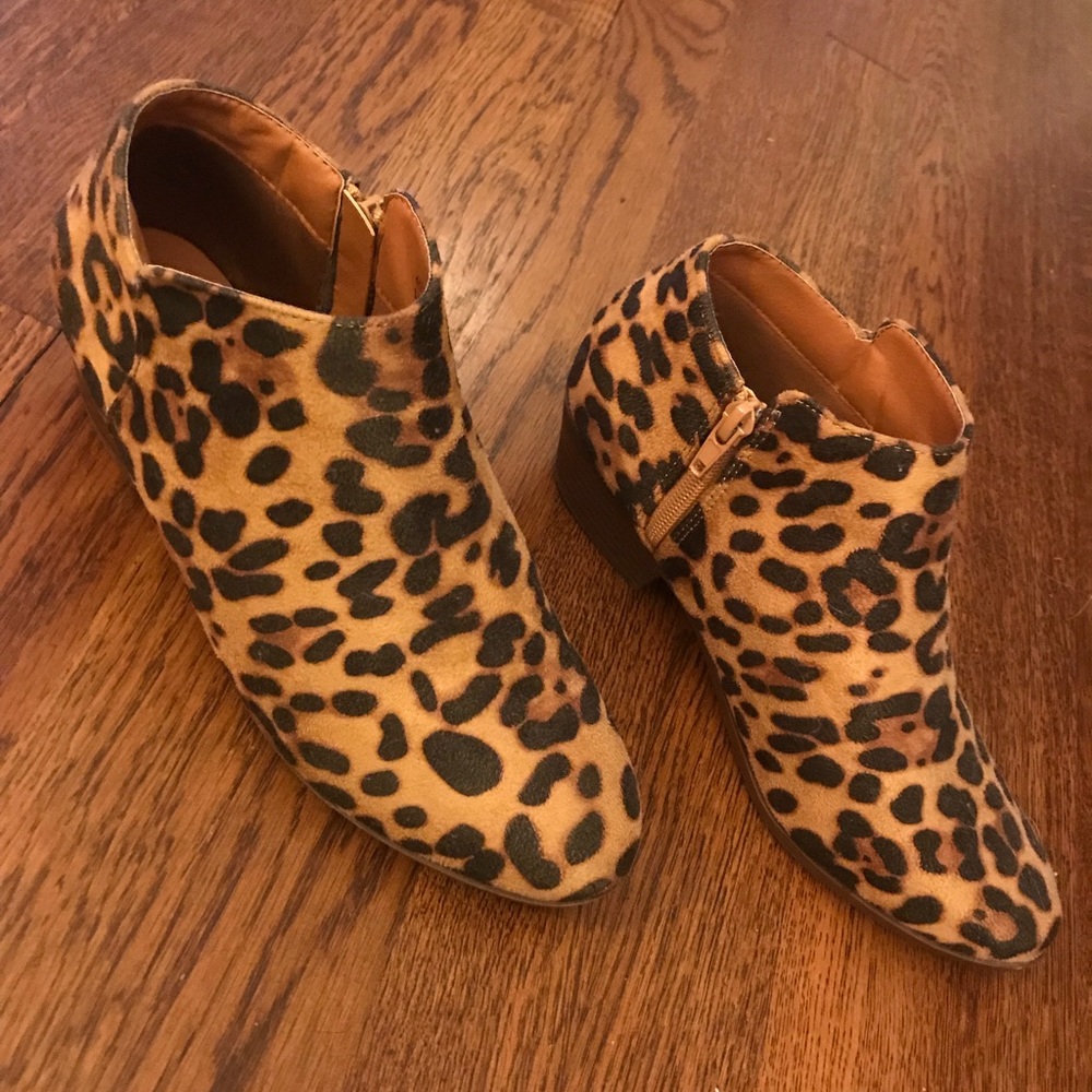 Cheetah Booties